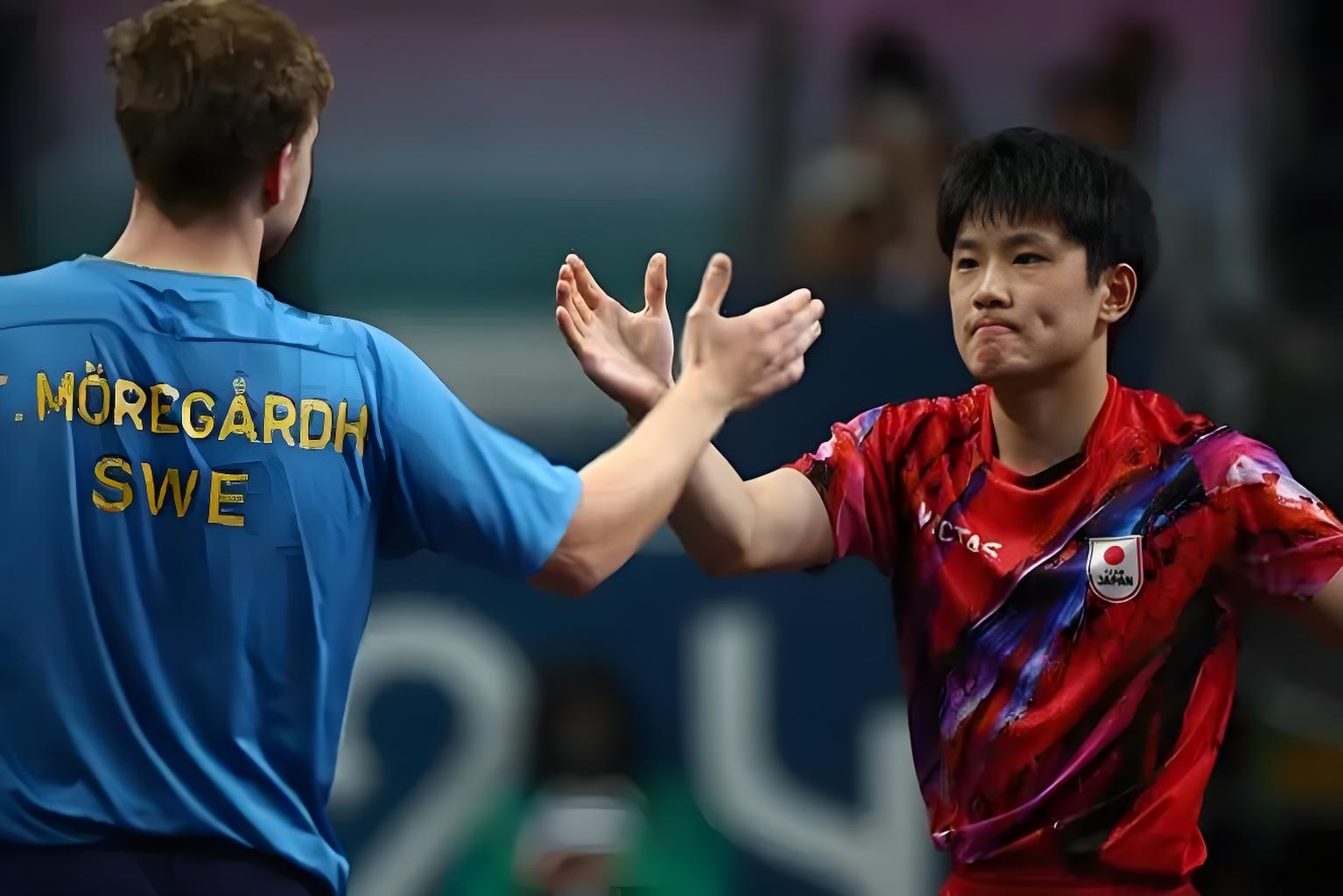 法国队逆转奥地利队，张本智和刷新纪录